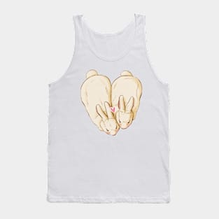 Heart bunnies Tank Top